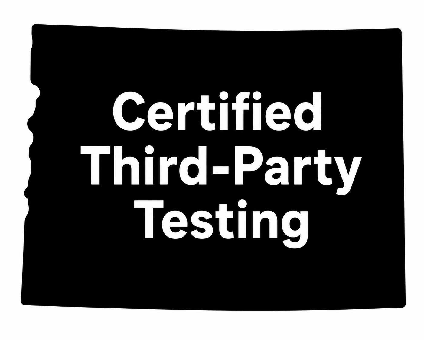 Certified third-party testing